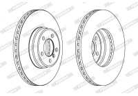 Brake Disc PREMIER DDF1411C-1 Ferodo