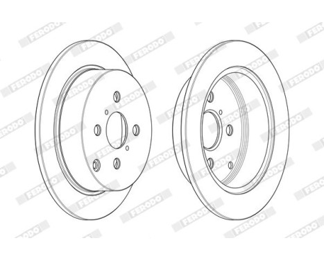 Brake Disc PREMIER DDF1417 Ferodo, Image 3