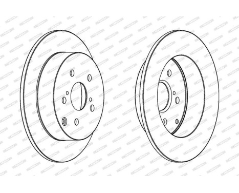 Brake Disc PREMIER DDF1419 Ferodo, Image 2