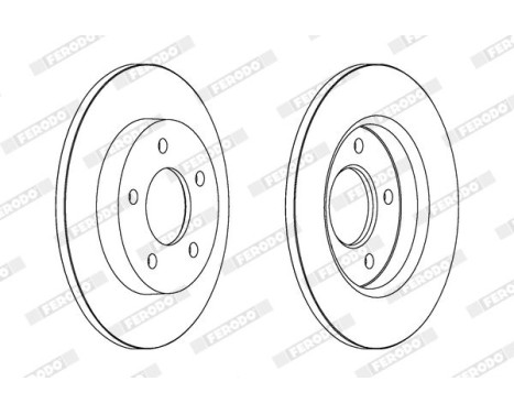 Brake Disc PREMIER DDF1420C Ferodo