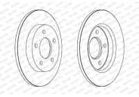 Brake Disc PREMIER DDF1420C Ferodo