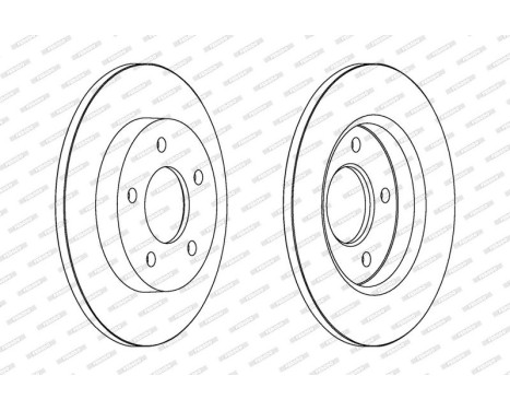 Brake Disc PREMIER DDF1420C Ferodo