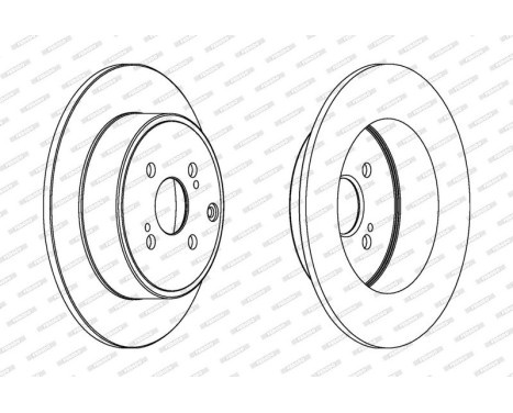 Brake Disc PREMIER DDF1421 Ferodo