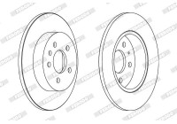 Brake Disc PREMIER DDF1423C Ferodo