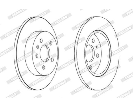 Brake Disc PREMIER DDF1423C Ferodo