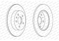 Brake Disc PREMIER DDF1423C Ferodo