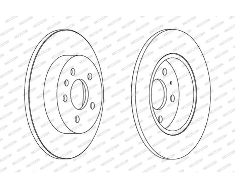 Brake Disc PREMIER DDF1423C Ferodo