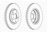 Brake Disc PREMIER DDF1424 Ferodo
