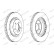 Brake Disc PREMIER DDF1434C-1 Ferodo, Thumbnail 2