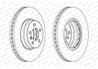 Brake Disc PREMIER DDF1436C-1 Ferodo