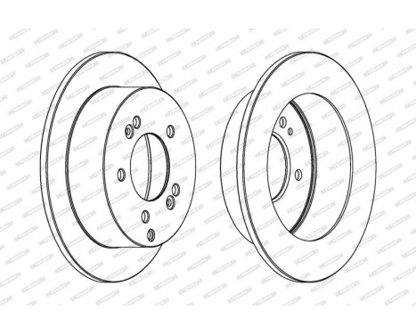 Brake Disc PREMIER DDF1447 Ferodo