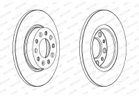 Brake Disc PREMIER DDF1452 Ferodo