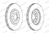 Brake Disc PREMIER DDF1453C Ferodo