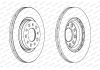 Brake Disc PREMIER DDF1454 Ferodo
