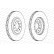 Brake Disc PREMIER DDF1455C-1 Ferodo, Thumbnail 2