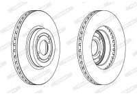 Brake Disc PREMIER DDF1461C Ferodo