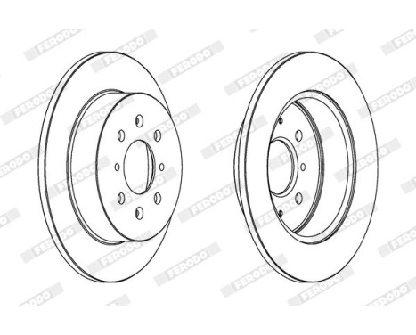 Brake Disc PREMIER DDF1466 Ferodo, Image 2