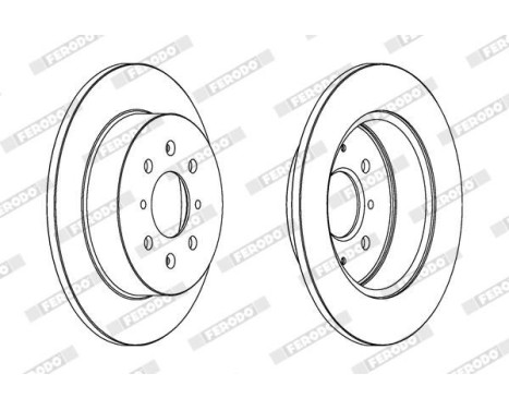 Brake Disc PREMIER DDF1466 Ferodo