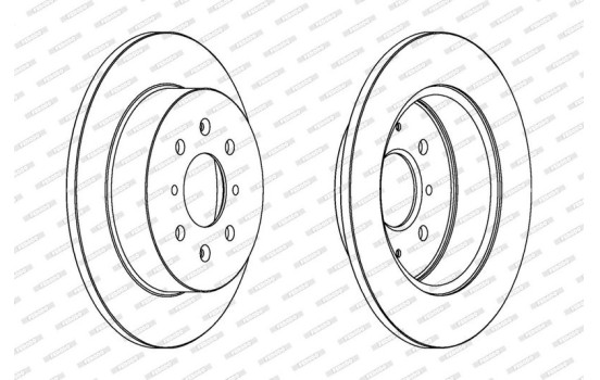 Brake Disc PREMIER DDF1466 Ferodo
