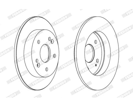 Brake Disc PREMIER DDF1483 Ferodo, Image 2