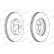 Brake Disc PREMIER DDF1484C Ferodo, Thumbnail 2