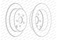 Brake Disc PREMIER DDF1485C Ferodo