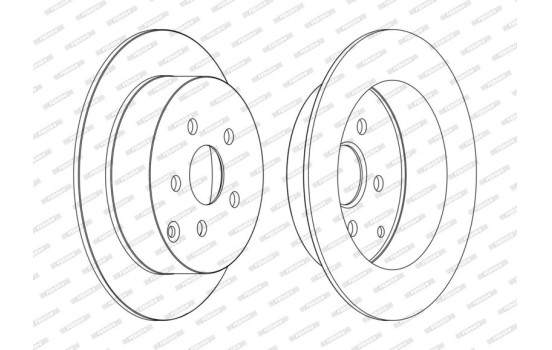 Brake Disc PREMIER DDF1485C Ferodo