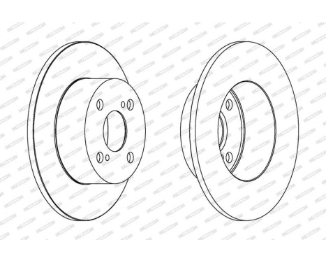 Brake Disc PREMIER DDF1487 Ferodo