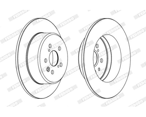 Brake Disc PREMIER DDF1489 Ferodo, Image 2