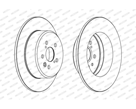Brake Disc PREMIER DDF1489 Ferodo, Image 2