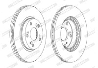 Brake Disc PREMIER DDF1496C Ferodo