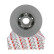 Brake Disc PREMIER DDF1498C-1 Ferodo, Thumbnail 3
