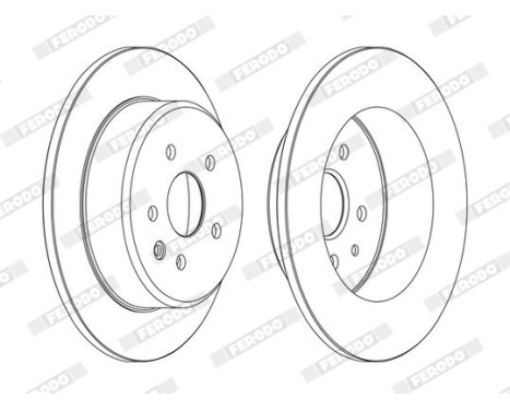 Brake Disc PREMIER DDF1499C Ferodo