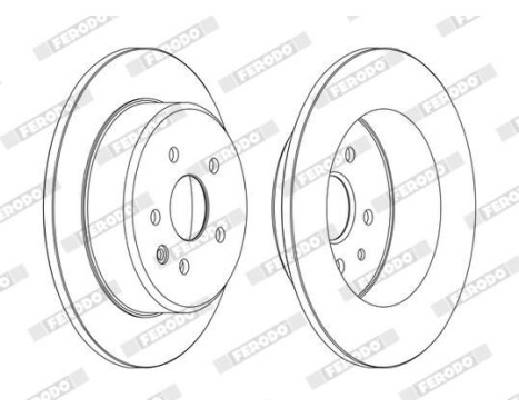 Brake Disc PREMIER DDF1499C Ferodo