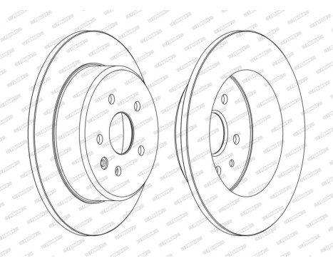 Brake Disc PREMIER DDF1499C Ferodo