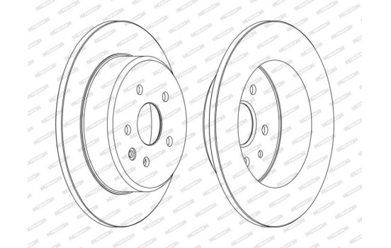 Brake Disc PREMIER DDF1499C Ferodo