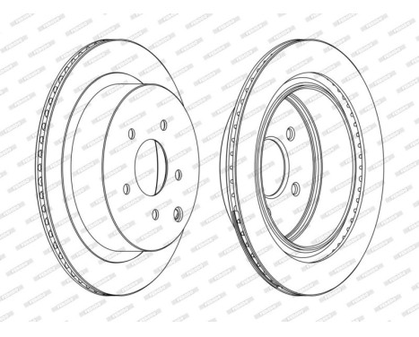 Brake Disc PREMIER DDF1506C Ferodo