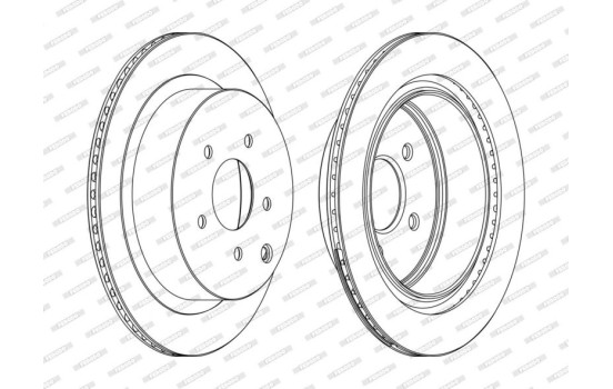 Brake Disc PREMIER DDF1506C Ferodo