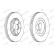 Brake Disc PREMIER DDF1511C-1 Ferodo, Thumbnail 2