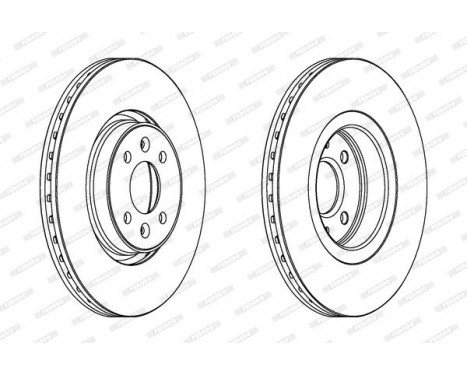 Brake Disc PREMIER DDF1513 Ferodo