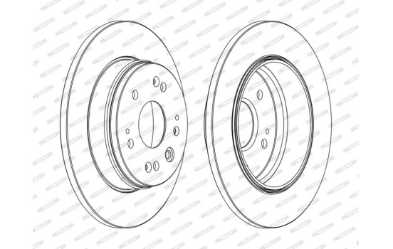 Brake Disc PREMIER DDF1540C Ferodo
