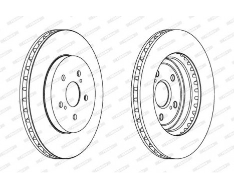 Brake Disc PREMIER DDF1544C Ferodo