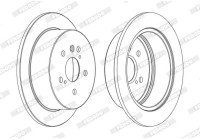 Brake Disc PREMIER DDF1545C Ferodo