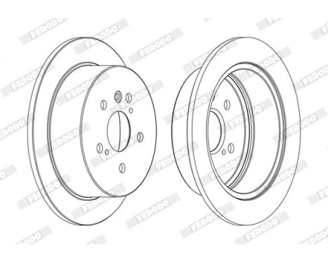 Brake Disc PREMIER DDF1545C Ferodo