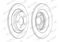 Brake Disc PREMIER DDF1547C Ferodo