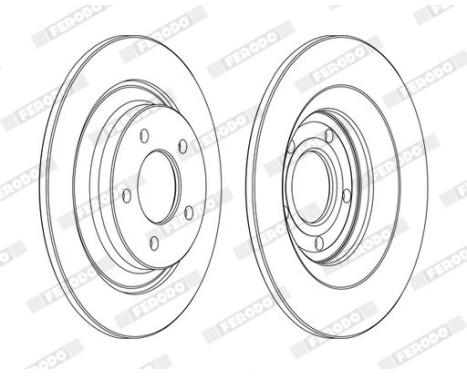Brake Disc PREMIER DDF1547C Ferodo
