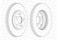 Brake Disc PREMIER DDF1557C Ferodo