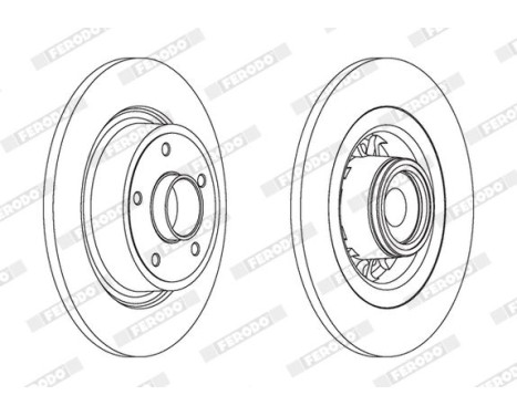 Brake Disc PREMIER DDF1569-1 Ferodo, Image 2