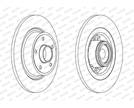 Brake Disc PREMIER DDF1569-1 Ferodo, Image 2