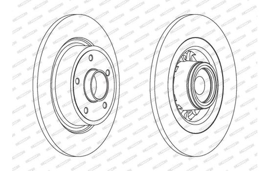 Brake Disc PREMIER DDF1569-1 Ferodo, Image 2